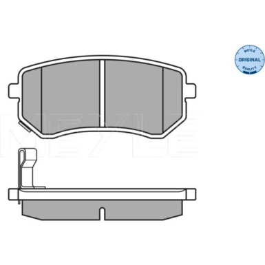 Meyle | Bremsbelagsatz, Scheibenbremse | 025 242 7614/W