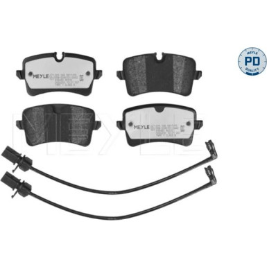 Meyle Bremsbelagsatz, Scheibenbremse MEYLE-PD: Advanced performance and design 025 246 0617/PD