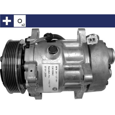Mahle Kompressor, Klimaanlage BEHR ACP 360 000S
