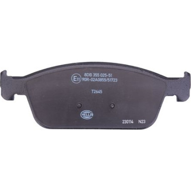 Hella | Bremsbelagsatz, Scheibenbremse | 8DB 355 025-511