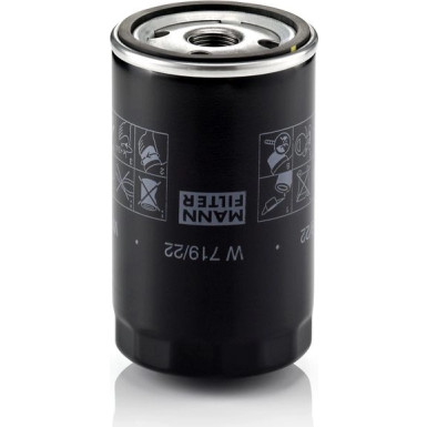 Mann-Filter | 5 x MANN-FILTE Ölfilter | W 719/22 Mann-Filter | 5 x MANN-FILTE Ölfilter | W 719/22