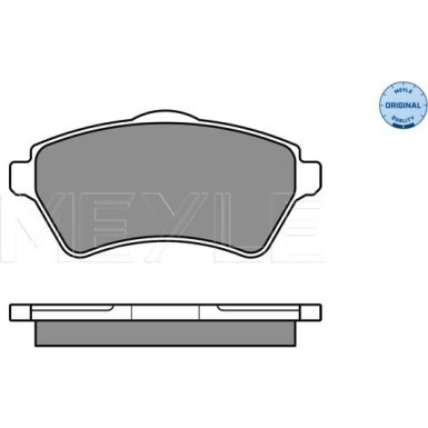 Meyle | Bremsbelagsatz, Scheibenbremse | 025 236 1517