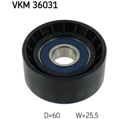 VKM 36031 Umlenk-/Führungsrolle, Keilrippenriemen VKM 36031 Umlenk-/Führungsrolle, Keilrippenriemen