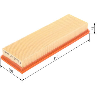 BOSCH 1 457 433 531 Luftfilter BOSCH 1 457 433 531 Luftfilter