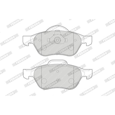 Ferodo | Bremsbelagsatz, Scheibenbremse | FDB1440