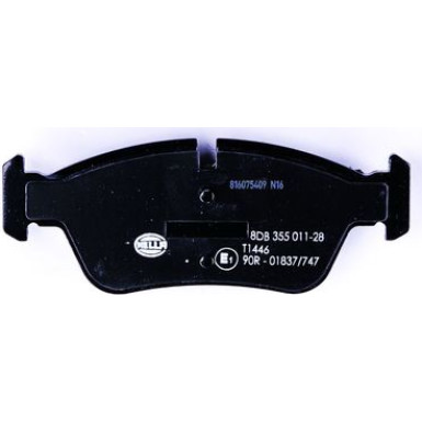 Hella | Bremsbelagsatz, Scheibenbremse | 8DB 355 011-281