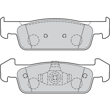 Valeo Bremsbelagsatz, Scheibenbremse ESSENTIAL 302162