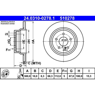 24.0310-0278.1 Bremsscheibe PowerDisc