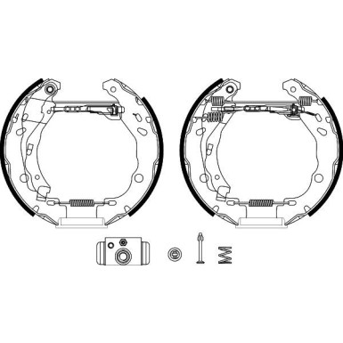 Hella | Bremsbackensatz | 8DB 355 022-521
