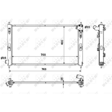 53906 Kühler, Motorkühlung