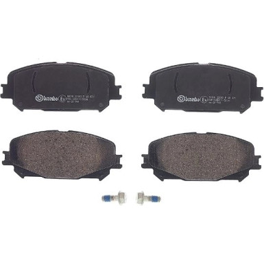 Brembo | Bremsbelagsatz, Scheibenbremse | P 68 071