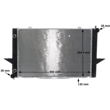 Mahle | Kühler, Motorkühlung | CR 1544 000S