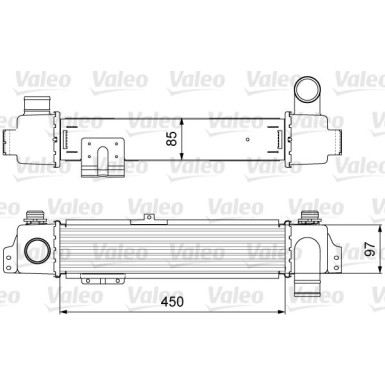 Valeo | Ladeluftkühler | 818634