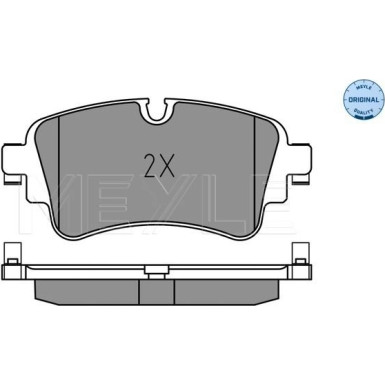 Meyle Bremsbelagsatz, Scheibenbremse MEYLE-ORIGINAL: True to OE 025 223 0817 Meyle Bremsbelagsatz, Scheibenbremse MEYLE-ORIGINAL: True to OE 025 223 0817