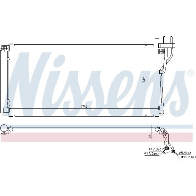 94804 Kondensator, Klimaanlage 94804 Kondensator, Klimaanlage