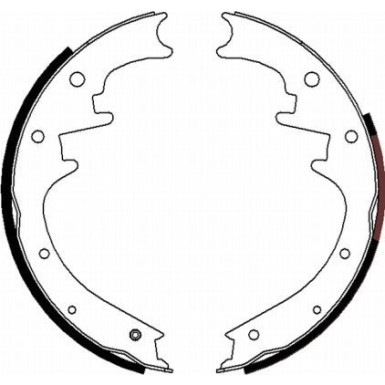 8DB 355 000-311 Bremsbackensatz