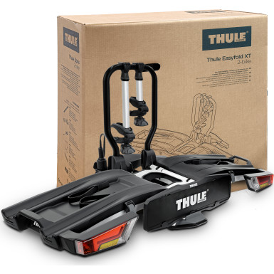 Fahrradhalter, Anhängekupplungsträger | Thule EasyFold XT 2 Bikes schwarz/aluminium | 933100