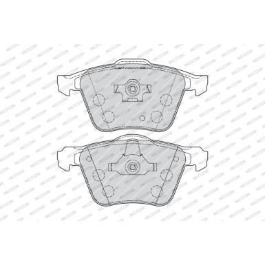 Ferodo Bremsbelagsatz, Scheibenbremse PREMIER ECO FRICTION FDB1631