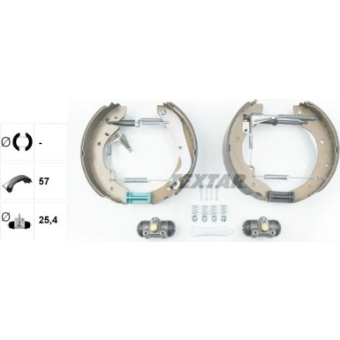 Textar Bremsbackensatz Shoe Kit Pro 84030600