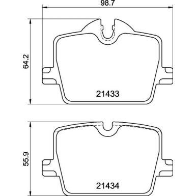 Brembo Bremsbelagsatz, Scheibenbremse PRIME LINE P 06 114