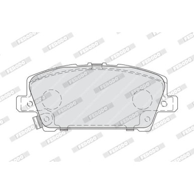 Ferodo | Bremsbelagsatz, Scheibenbremse | FDB1859