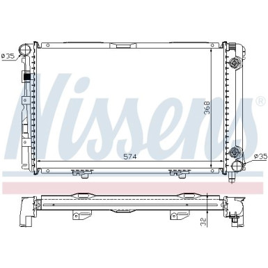 62670A Kühler, Motorkühlung