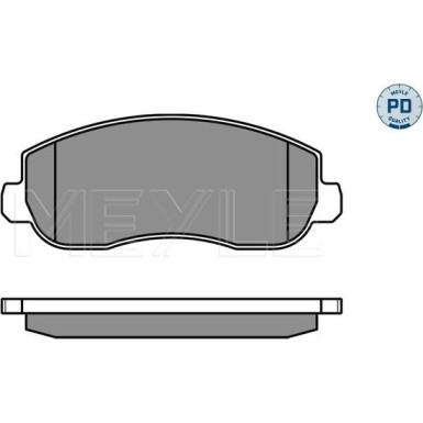 025 251 4718/PD Bremsbelagsatz, Scheibenbremse MEYLE-PD: Advanced performance and design.