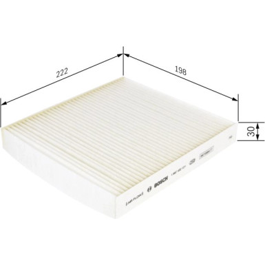 BOSCH 1 987 432 121 Innenraumfilter BOSCH 1 987 432 121 Innenraumfilter