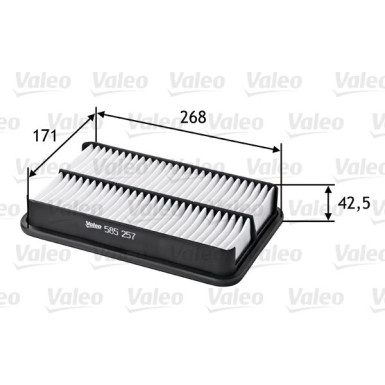 Valeo | Luftfilter | 585257