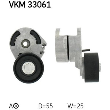 VKM 33061 Riemenspanner, Keilrippenriemen