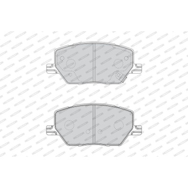 Ferodo | Bremsbelagsatz, Scheibenbremse | FDB4688