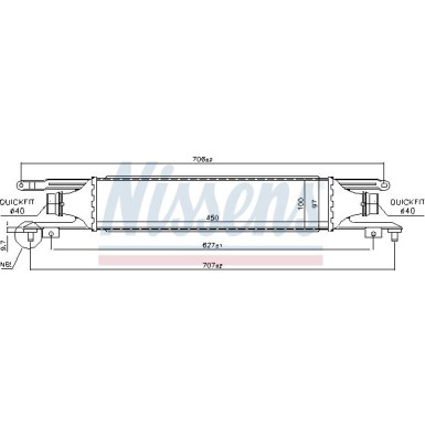 96589 Ladeluftkühler ** FIRST FIT **