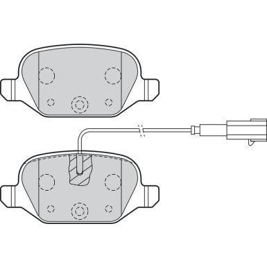 Valeo Bremsbelagsatz, Scheibenbremse ESSENTIAL 302141