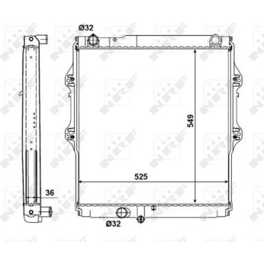 56152 Kühler, Motorkühlung EASY FIT