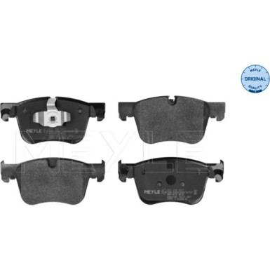 025 258 3417 Bremsbelagsatz, Scheibenbremse MEYLE-ORIGINAL: True to OE.