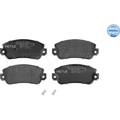 025 209 5018/W Bremsbelagsatz, Scheibenbremse MEYLE-ORIGINAL: True to OE.