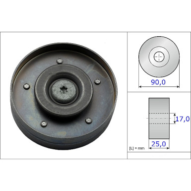 532 0694 10 Umlenk-/Führungsrolle, Keilrippenriemen 532 0694 10 Umlenk-/Führungsrolle, Keilrippenriemen