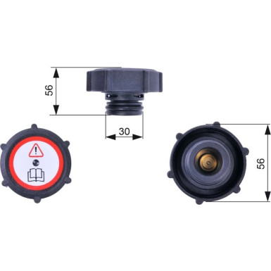 RC243 Verschlussdeckel, Kühlmittelbehälter