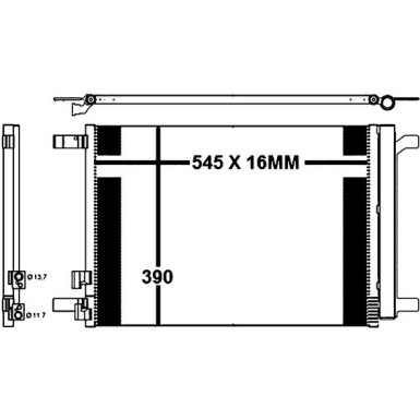 Mahle | Kondensator, Klimaanlage | AC 772 000P
