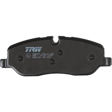 GDB1631 Bremsbelagsatz, Scheibenbremse COTEC