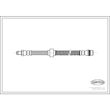 Corteco | Bremsschlauch | 19030135