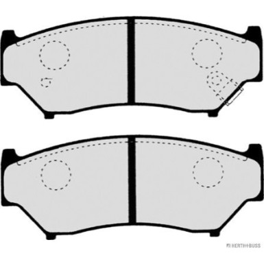 J3608009 Bremsbelagsatz, Scheibenbremse