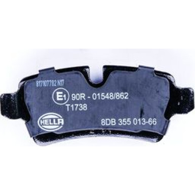 Hella | Bremsbelagsatz, Scheibenbremse | 8DB 355 013-661