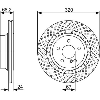 0 986 479 654 Bremsscheibe