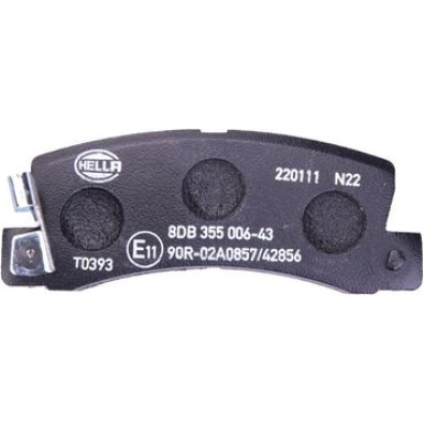 Hella | Bremsbelagsatz, Scheibenbremse | 8DB 355 006-431