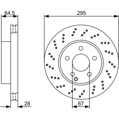 BOSCH | Bremsscheibe | 0 986 479 331