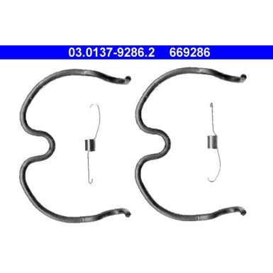 03.0137-9286.2 Zubehörsatz, Bremsbacken