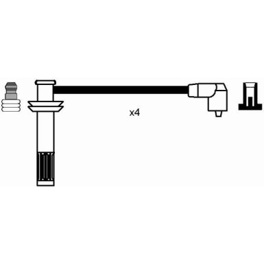 0663 Zündleitungssatz