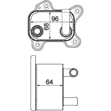 Mahle | Ölkühler, Automatikgetriebe | CLC 183 000P