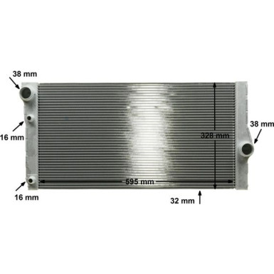 CR 1147 000P Kühler, Motorkühlung BEHR *** PREMIUM LINE ***